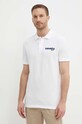 Бавовняне поло Lacoste білий PH7426