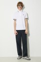 Fred Perry polo bawełniane Twin Tipped Shirt M12.300 beżowy SS24