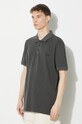 Woolrich polo shirt Mackinack Polo gray CFWOPO0065MRUT1483