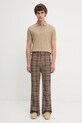 Хлопковое поло Barbour Tartan Pique Polo MML0012 бежевый