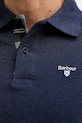 Barbour polo bawełniane Tartan Pique Polo MML0012 granatowy