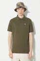 Odzież Barbour polo bawełniane Tartan Pique Polo MML0012 zielony