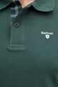 Barbour polo bawełniane Tartan Pique Polo MML0012 zielony
