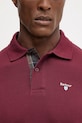 Barbour polo de bumbac Tartan Pique Polo MML0012 burgundia
