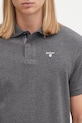 Pamučna polo majica Barbour Tartan Pique Polo siva MML0012