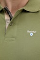 Bavlněné polo tričko Barbour Tartan Pique Polo MML0012 zelená