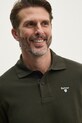 Barbour polo bawełniane Tartan Pique Polo zielony MML0012