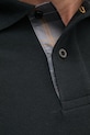 Barbour polo de bumbac Tartan Pique Polo MML0012 negru