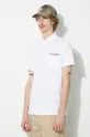 λευκό Βαμβακερό μπλουζάκι πόλο Barbour Corpatch Polo