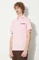 pink Barbour cotton polo shirt Corpatch Polo