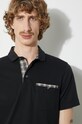 Бавовняне поло Barbour Corpatch Polo MML1071 чорний