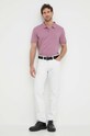 Levi's polo de bumbac A4842 roz SS24