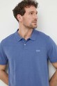Levi's polo de bumbac albastru A4842
