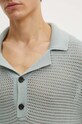 Abercrombie & Fitch polo de bumbac KI120.4118.120 gri