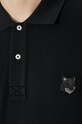 Maison Kitsuné cotton polo shirt Bold Fox Head Patch Oversize Polo MM00202KJ7010