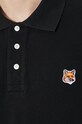 Памучна тениска с яка Maison Kitsuné Fox Head Patch Regular Polo LM00208KJ7002