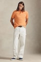 Odzież Polo Ralph Lauren polo bawełniane 710680784 pomarańczowy