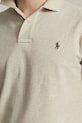 Pamučna polo majica Polo Ralph Lauren bež 710680784