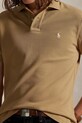 Polo Ralph Lauren polo bawełniane beżowy 710680784