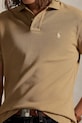 Polo Ralph Lauren polo bawełniane beżowy 710680784