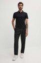 Pamučna polo majica Karl Lagerfeld 542200.745002 crna SS24