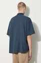 Clothing PLEASURES polo shirt Wyatt Boxy Polo P24SU036.NAVY navy
