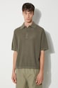 Oblečení Bavlněné polo tričko MKI MIYUKI ZOKU Loose Gauge Polo LOOSE.GAUGE.POLO zelená