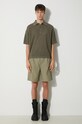 Βαμβακερό μπλουζάκι πόλο MKI MIYUKI ZOKU Loose Gauge Polo LOOSE.GAUGE.POLO