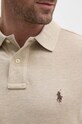 Бавовняне поло Polo Ralph Lauren 710534735 бежевий