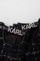 Karl Lagerfeld mitenki 240W3607 czarny SS24