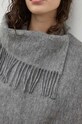 Odzież By Malene Birger poncho wełniane Q70455015 szary