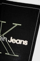 Βαμβακερό μαντήλι Calvin Klein Jeans μαύρο