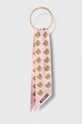 Svilena marama Moschino Planet friendly roza M5708.E3242