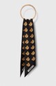 Moschino esarfa de matase matase negru M5708.E3242