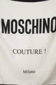 Hodvábna šatka Moschino biela