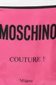 Hodvábna šatka Moschino ružová
