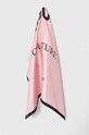 Moschino apaszka jedwabna tkanina różowy M2898.E3548