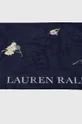 Svileni šal Lauren Ralph Lauren mornarsko plava