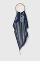 sötétkék Lauren Ralph Lauren kendő selyemkeverékből Női