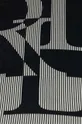 Šatka s prímesou hodvábu Lauren Ralph Lauren čierna