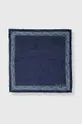 Шовкова хустка на шию Lauren Ralph Lauren темно-синій