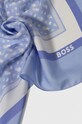 BOSS eșarfă de mătase 50513251 albastru SS24