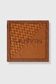 Lanvin apaszka bawełniana 6L4545.SR551 brązowy SS24