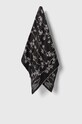 Lanvin apaszka jedwabna tkanina czarny 6L9090.SR558