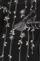 Шелковый платок на шею Lanvin чёрный