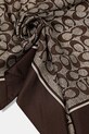 Coach chusta jedwabna 29C2755 brązowy AW25