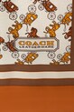 Coach chusta jedwabna 29CH153 brązowy AW25