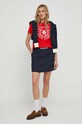 Tommy Hilfiger fustă WW0WW40515 bleumarin SS24