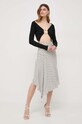 Elisabetta Franchi spódnica GO00841E2 biały SS24