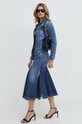 Pinko spódnica jeansowa 102939.A1LQ granatowy SS24
